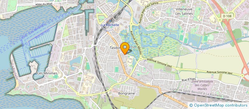 localisation de l'entreprise MONSIEUR CORENTIN LENER  LA ROCHELLE