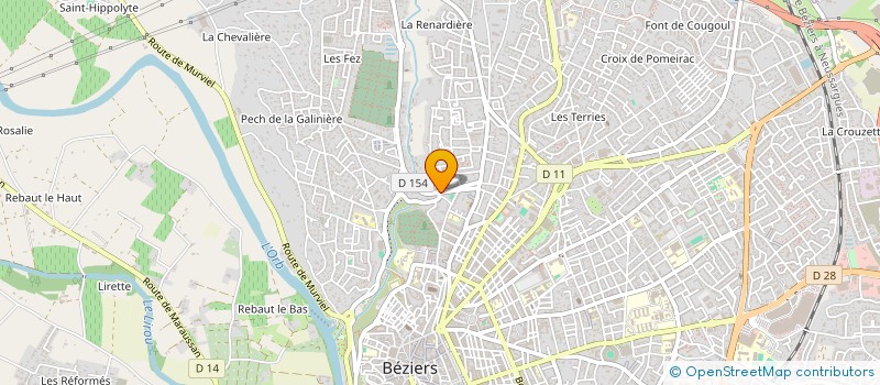 localisation de l'entreprise MONSIEUR CORENTIN LEPELLETIER à BEZIERS