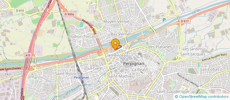 localisation de l'entreprise MONSIEUR CORENTIN LEPINE  PERPIGNAN