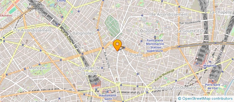 localisation de l'entreprise MONSIEUR CORENTIN LEROUX  PARIS 09