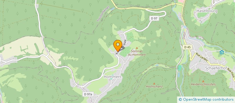 localisation de l'entreprise MONSIEUR CORENTIN LETT  HOMMERT