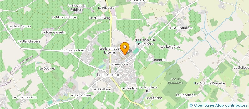 localisation de l'entreprise MONSIEUR CORENTIN LIMOUSIN  LE LANDREAU