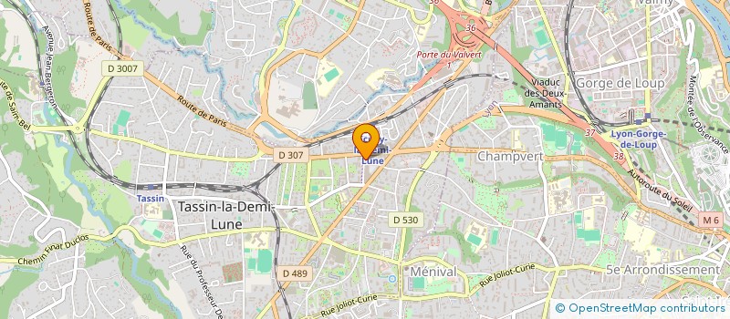 localisation de l'entreprise MONSIEUR CORENTIN LINARD  TASSIN-LA-DEMI-LUNE