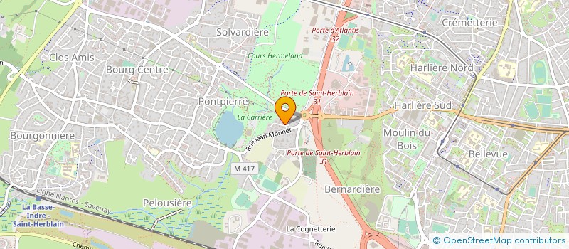localisation de l'entreprise MONSIEUR CORENTIN LOGEZ à SAINT-HERBLAIN