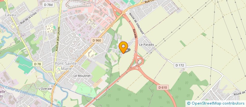 localisation de l'entreprise MONSIEUR CORENTIN LOIC DELANDHUY  CRENEY-PRES-TROYES