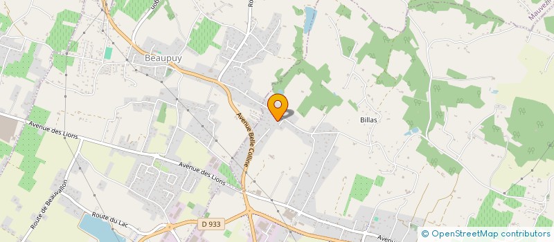 localisation de l'entreprise MONSIEUR CORENTIN LOPEZ  BEAUPUY