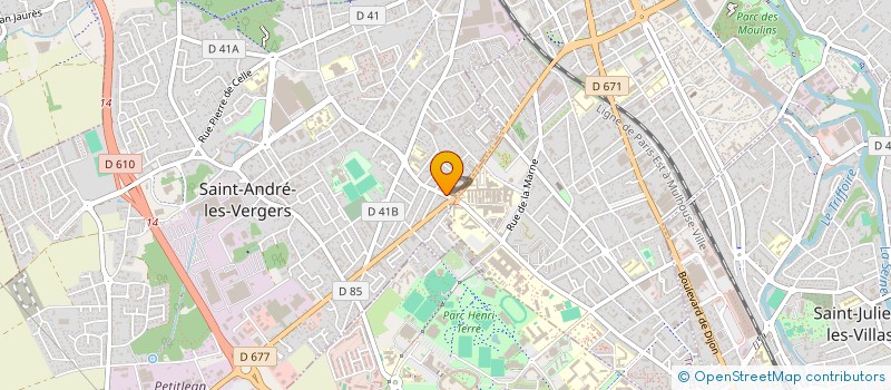 localisation de l'entreprise MONSIEUR CORENTIN LORC'H  SAINT-ANDRE-LES-VERGERS