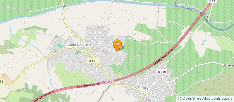 localisation de l'entreprise MONSIEUR CORENTIN LOUBIE à SALLES-D'AUDE