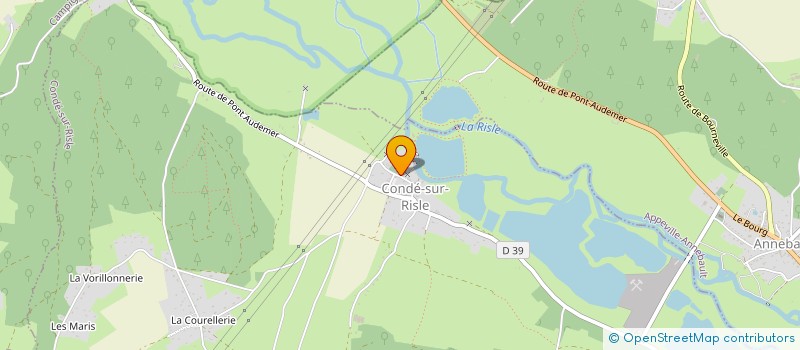 localisation de l'entreprise MONSIEUR CORENTIN LOUIS  CONDE-SUR-RISLE