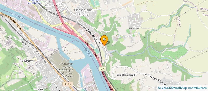 localisation de l'entreprise MONSIEUR CORENTIN LUCIDI  CHASSE-SUR-RHONE