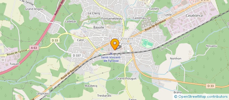 localisation de l'entreprise MONSIEUR CORENTIN LUDWIG  SAINT-VINCENT-DE-TYROSSE