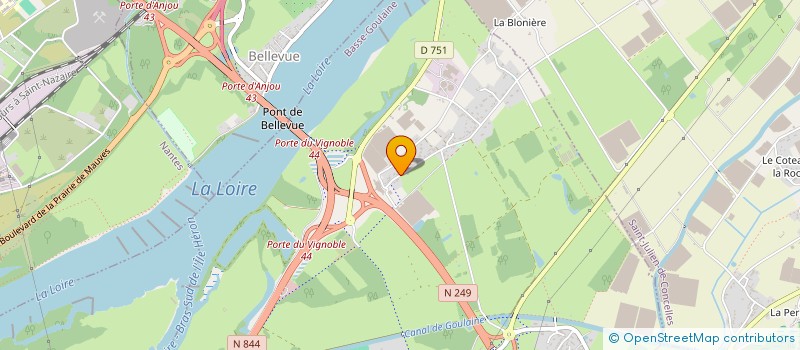 localisation de l'entreprise MONSIEUR CORENTIN MACE à BASSE-GOULAINE