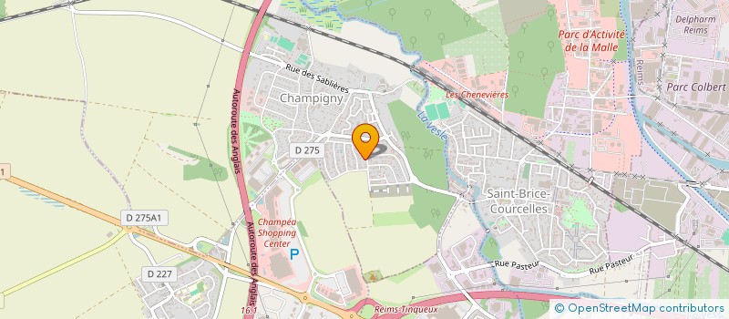 localisation de l'entreprise MONSIEUR CORENTIN MACHET  CHAMPIGNY