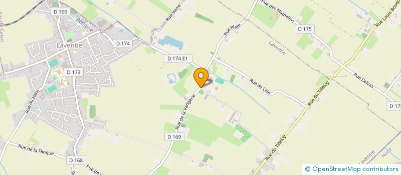 localisation de l'entreprise MONSIEUR CORENTIN MAERTEN-NISSE  LAVENTIE