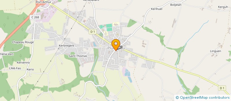 localisation de l'entreprise MONSIEUR CORENTIN MALBET  PLUMELIAU-BIEUZY