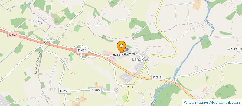 localisation de l'entreprise MONSIEUR CORENTIN MALGREY à LANDIGOU