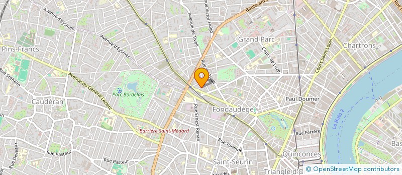 localisation de l'entreprise MONSIEUR CORENTIN MANCEAU  BORDEAUX