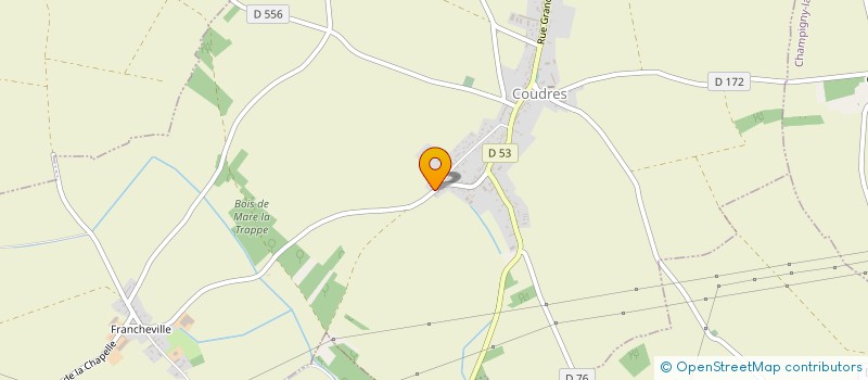 localisation de l'entreprise MONSIEUR CORENTIN MARNEUR  COUDRES