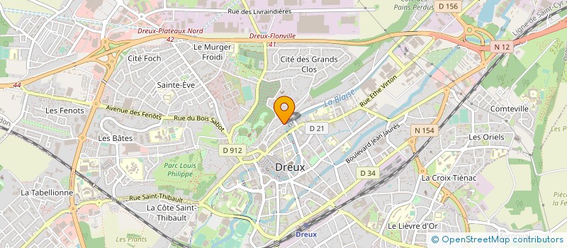 localisation de l'entreprise MONSIEUR CORENTIN MARTINAGE à DREUX