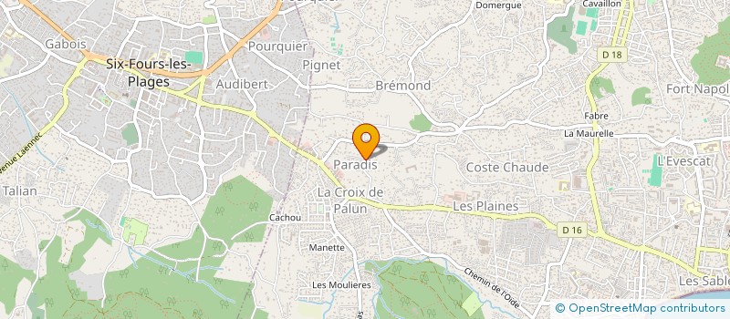 localisation de l'entreprise MONSIEUR CORENTIN MARTINEZ à LA SEYNE-SUR-MER