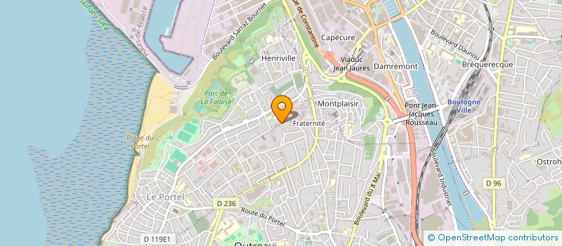 localisation de l'entreprise MONSIEUR CORENTIN MARTINOT  LE PORTEL