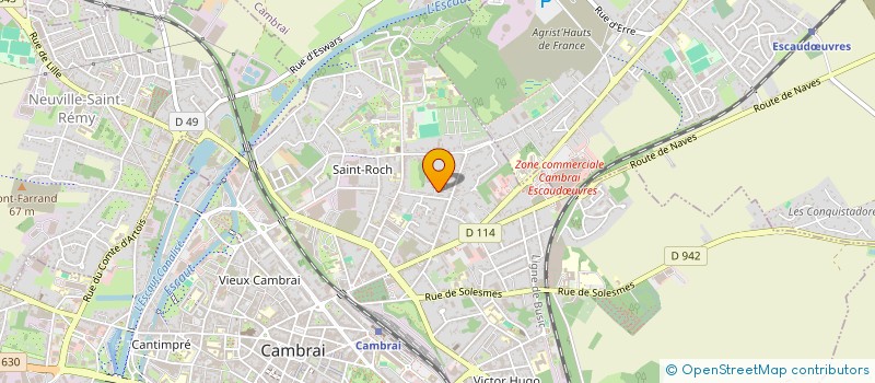 localisation de l'entreprise MONSIEUR CORENTIN MARTINS DA SILVA  CAMBRAI