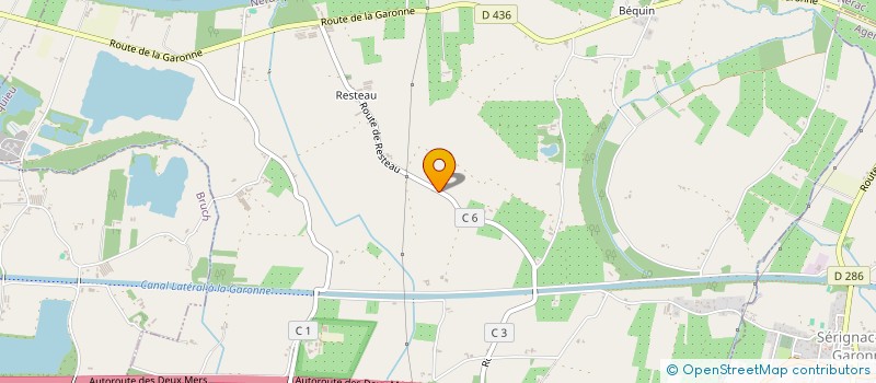 localisation de l'entreprise MONSIEUR CORENTIN MASET  MONTESQUIEU