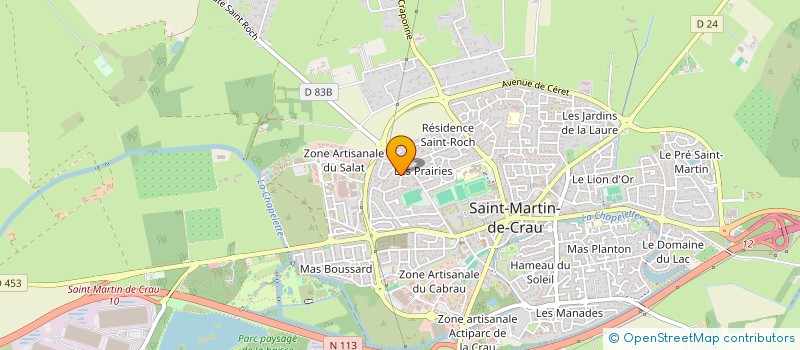 localisation de l'entreprise MONSIEUR CORENTIN MASSILLE à SAINT-MARTIN-DE-CRAU