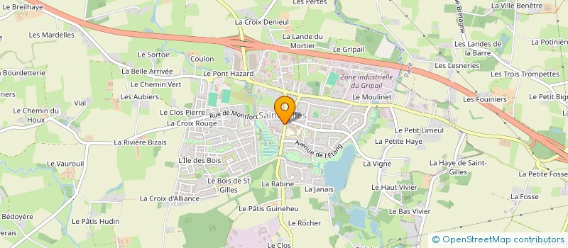 localisation de l'entreprise MONSIEUR CORENTIN MASSON  SAINT-GILLES