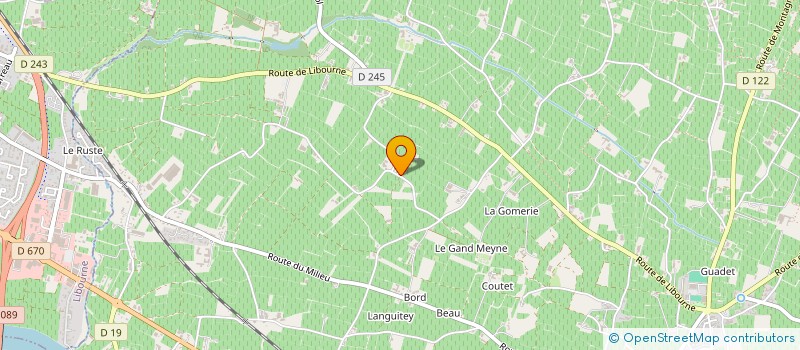 localisation de l'entreprise MONSIEUR CORENTIN MAURY  SAINT-EMILION