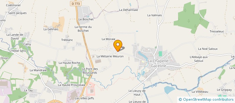 localisation de l'entreprise MONSIEUR CORENTIN MAUVOISIN  LA GACILLY