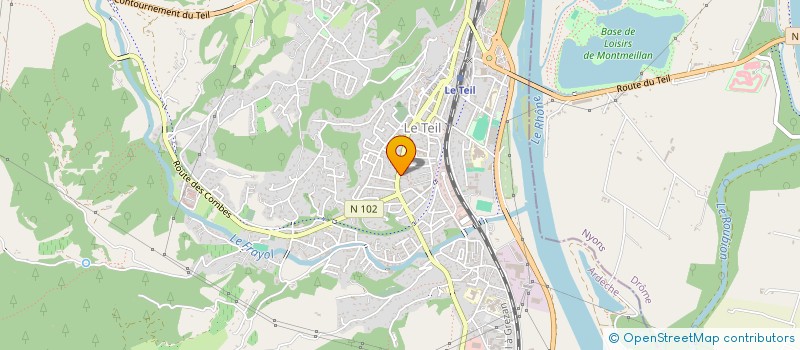 localisation de l'entreprise MONSIEUR CORENTIN MENARD  LE TEIL