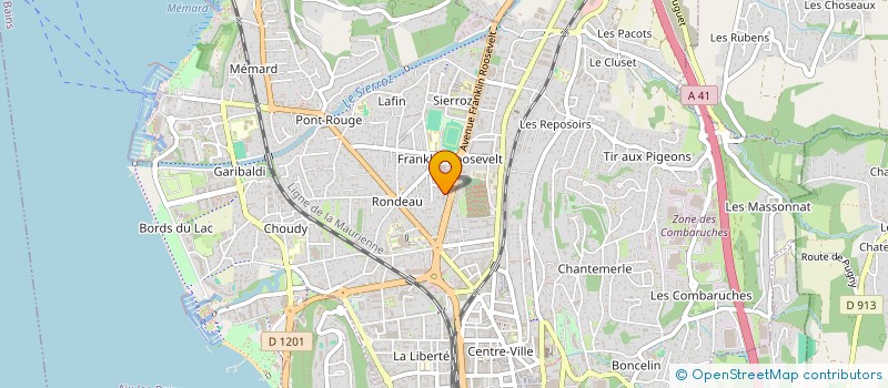 localisation de l'entreprise MONSIEUR CORENTIN MENDES  AIX-LES-BAINS