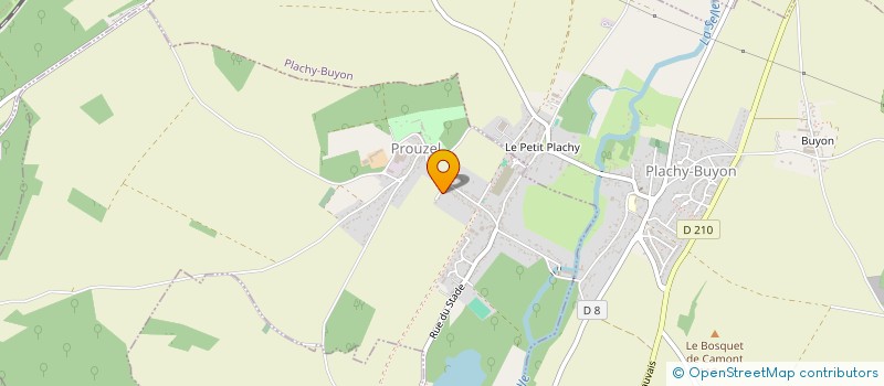 localisation de l'entreprise MONSIEUR CORENTIN MERCEREAU  PROUZEL