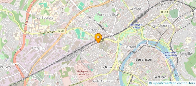 localisation de l'entreprise MONSIEUR CORENTIN MERCIER à BESANCON