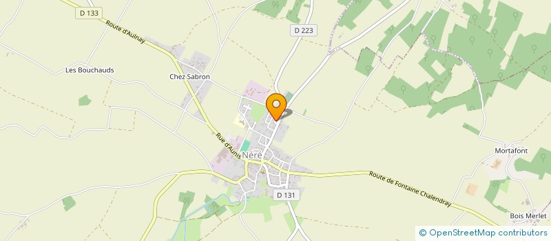 localisation de l'entreprise MONSIEUR CORENTIN MERCIER  NERE