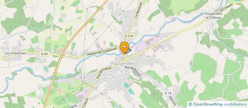 localisation de l'entreprise MONSIEUR CORENTIN METTOT  FOUGEROLLES-SAINT-VALBERT