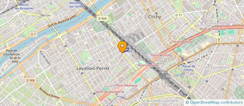 localisation de l'entreprise MONSIEUR CORENTIN METZ à LEVALLOIS-PERRET