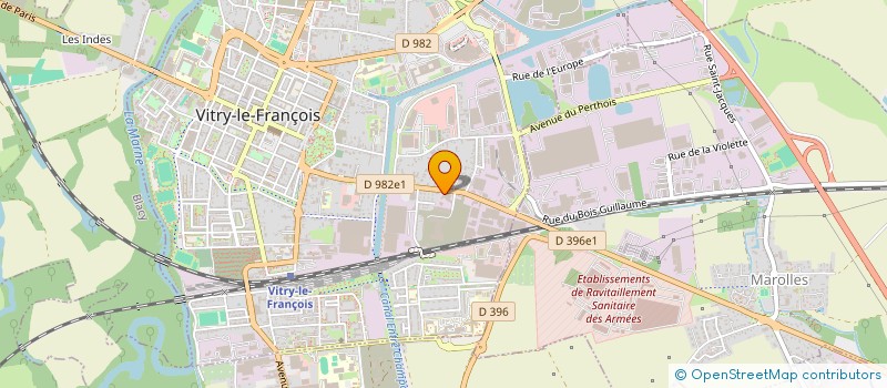 localisation de l'entreprise MONSIEUR CORENTIN MILLET  VITRY-LE-FRANCOIS