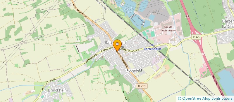 localisation de l'entreprise MONSIEUR CORENTIN MIQUEE  BARTENHEIM