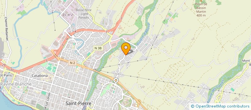 localisation de l'entreprise MONSIEUR CORENTIN MIRALLES  SAINT-PIERRE