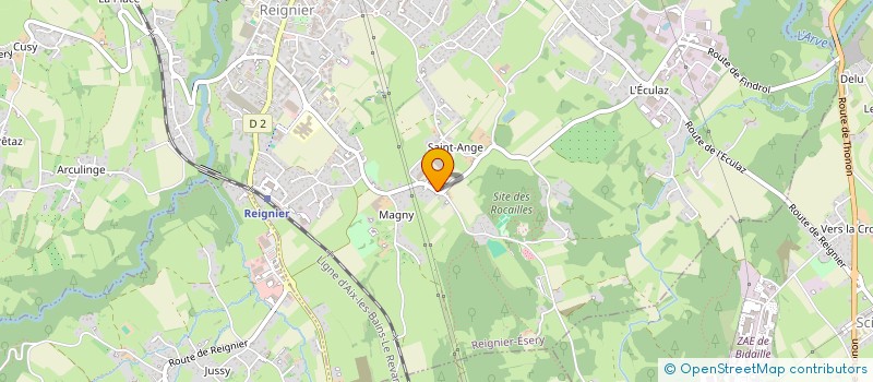 localisation de l'entreprise MONSIEUR CORENTIN MONTANT à REIGNIER-ESERY
