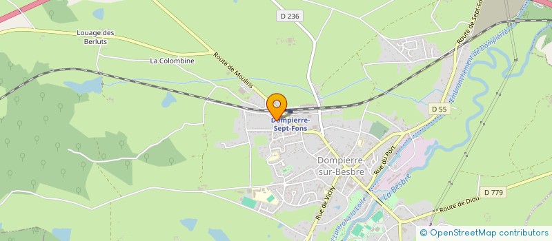 localisation de l'entreprise MONSIEUR CORENTIN MORALES  DOMPIERRE-SUR-BESBRE