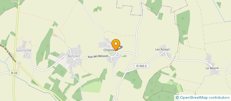 localisation de l'entreprise MONSIEUR CORENTIN MOREAU à SAINT-ARNOULT-DES-BOIS