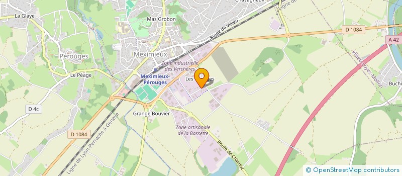 localisation de l'entreprise MONSIEUR CORENTIN MOREL à MEXIMIEUX