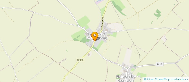 localisation de l'entreprise MONSIEUR CORENTIN MOULIN  HENDECOURT-LES-CAGNICOURT