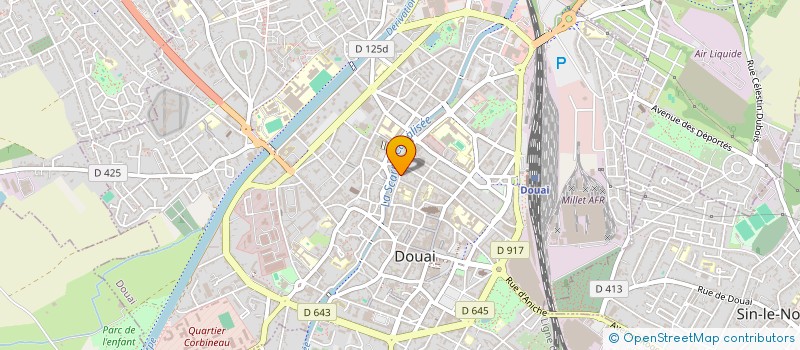 localisation de l'entreprise MONSIEUR CORENTIN MOUTON à DOUAI