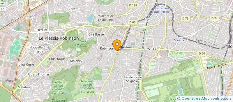 localisation de l'entreprise MONSIEUR CORENTIN MOUZANT  CHATENAY-MALABRY