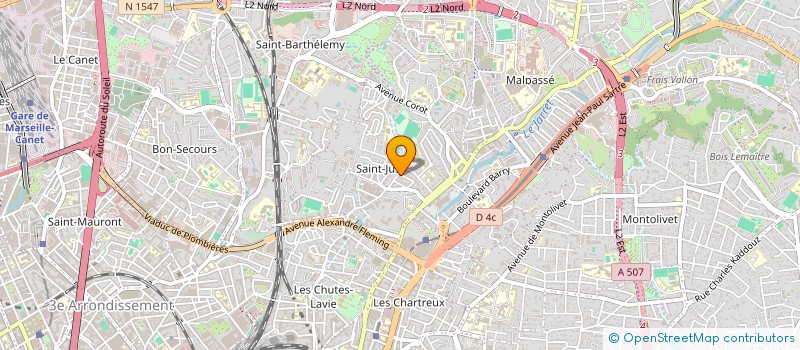 localisation de l'entreprise MONSIEUR CORENTIN MOY à MARSEILLE
