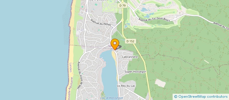 localisation de l'entreprise MONSIEUR CORENTIN NICOLAS  SOORTS-HOSSEGOR